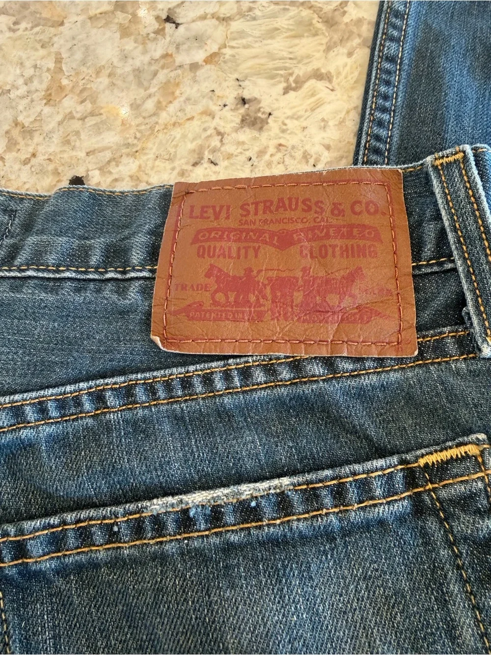 VINTAGE Levi's 527 Bootcut Jeans Men's 34x32 Blue Cotton Denim Medium Wash Y2K